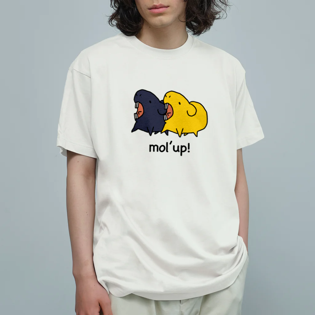 モラップ！のモラップ！(あくび) オーガニックコットンTシャツ