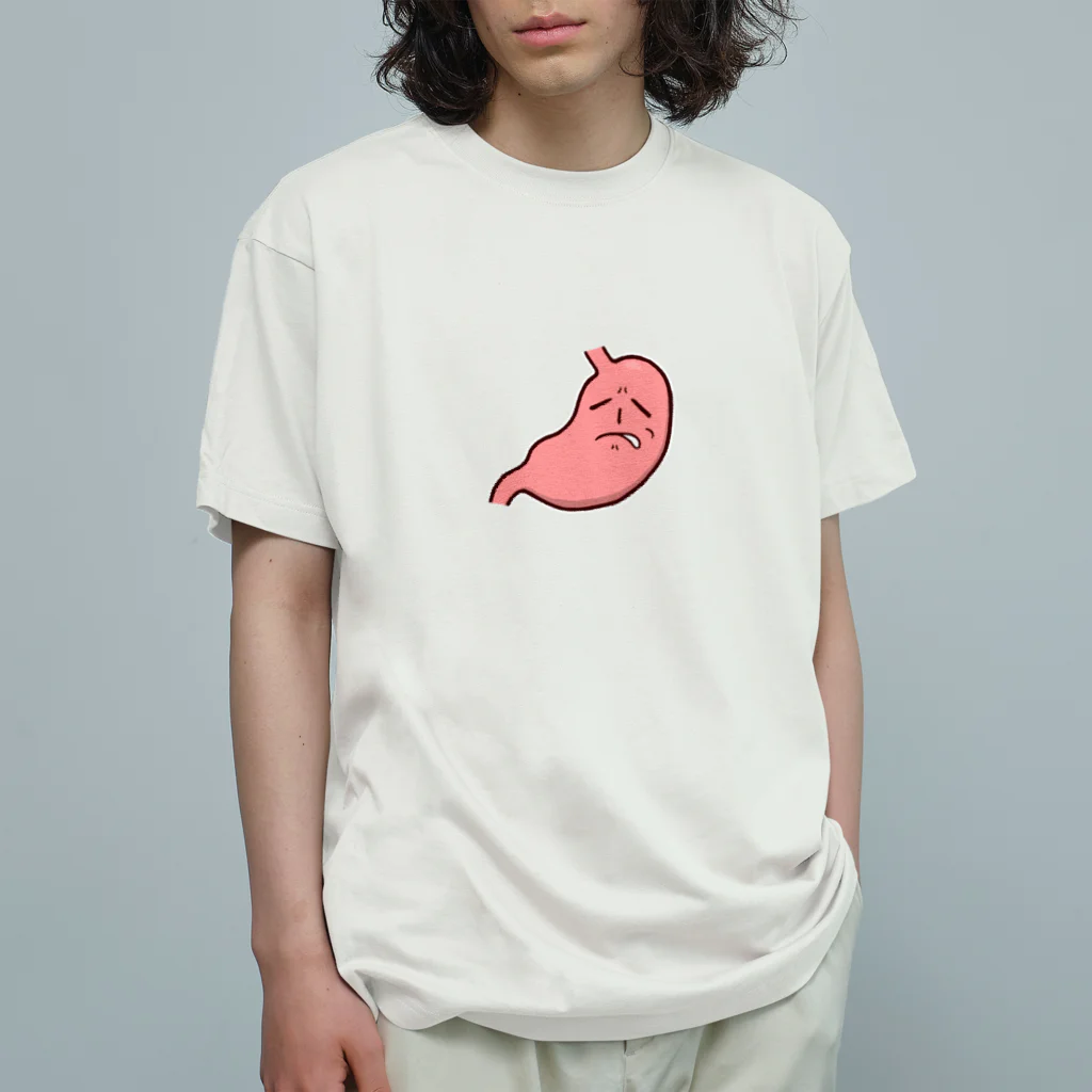 ナチュラルサトシのめへの何か言いたげな胃 Organic Cotton T-Shirt