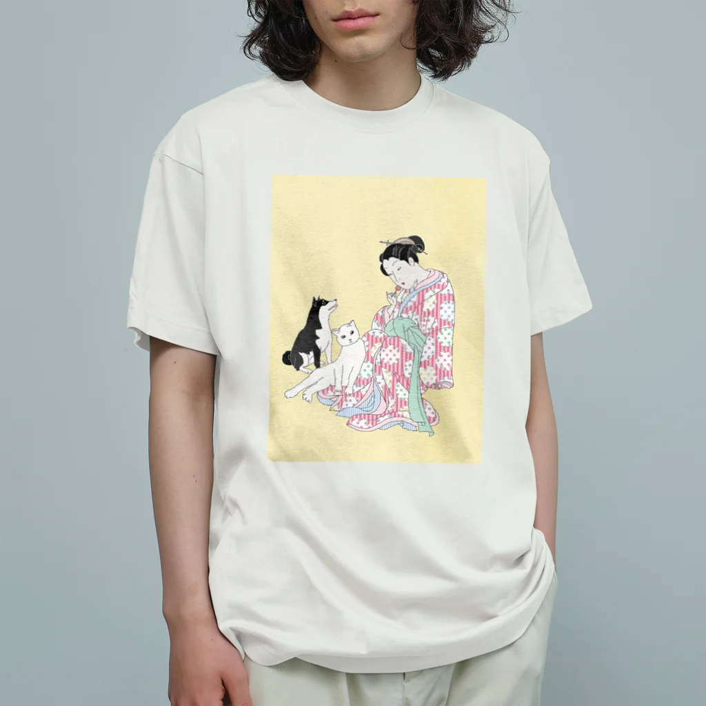 keeeeeep smilingのsweet life / チュッパチャプスとわたし Organic Cotton T-Shirt