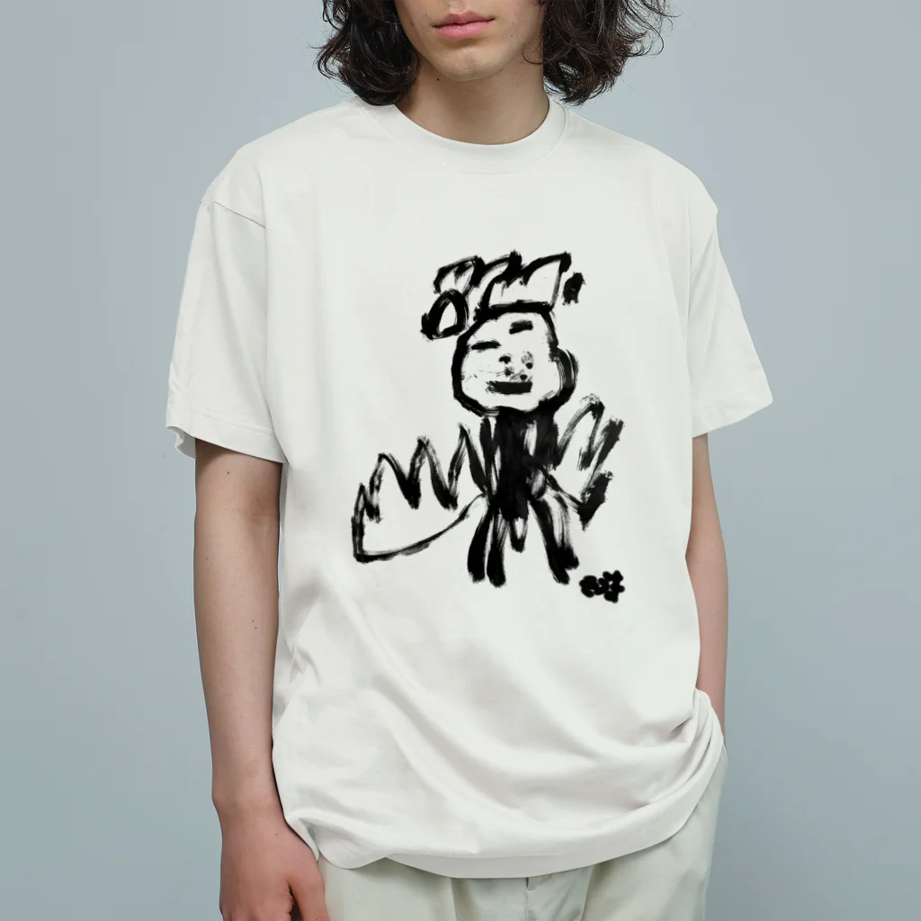 こどもおえかきのだいぶつさま オーガニックコットンTシャツ