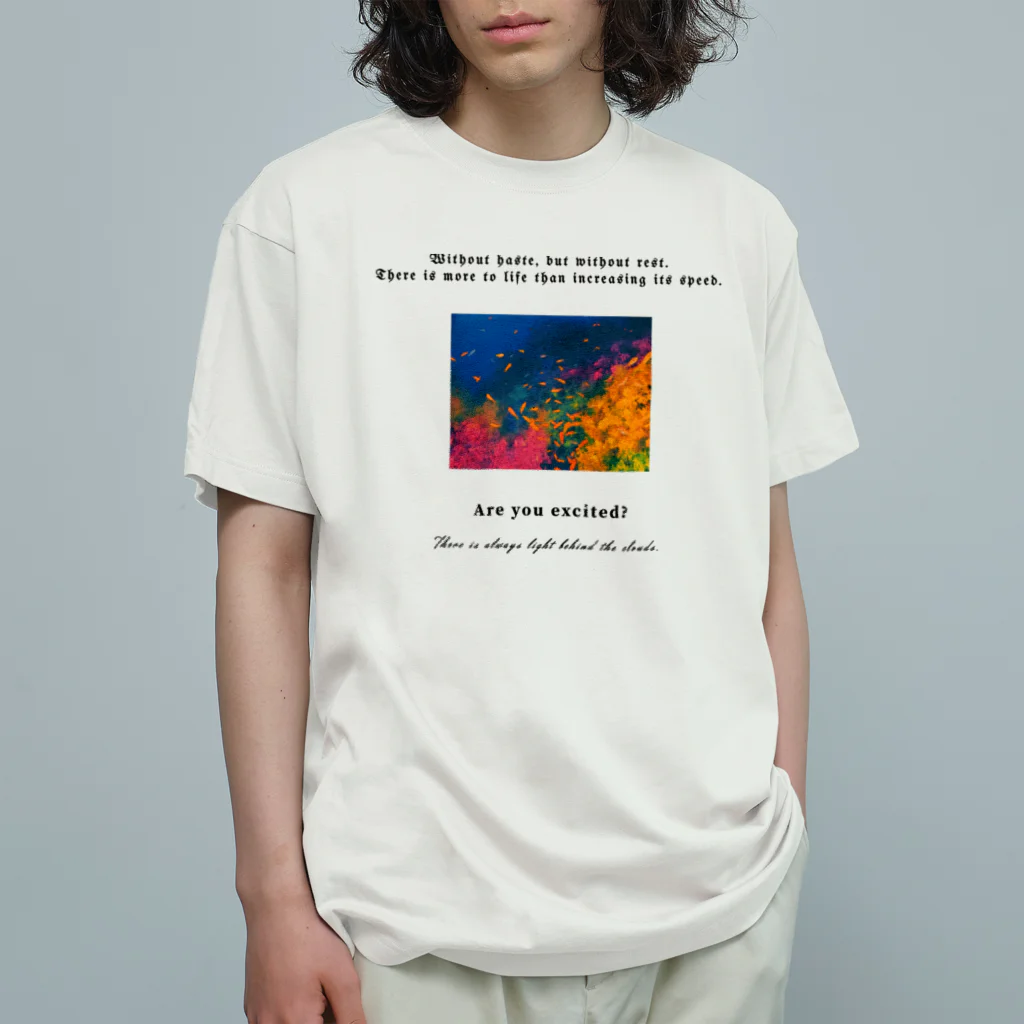 atelier PinoMiのcoral reef オーガニックコットンTシャツ