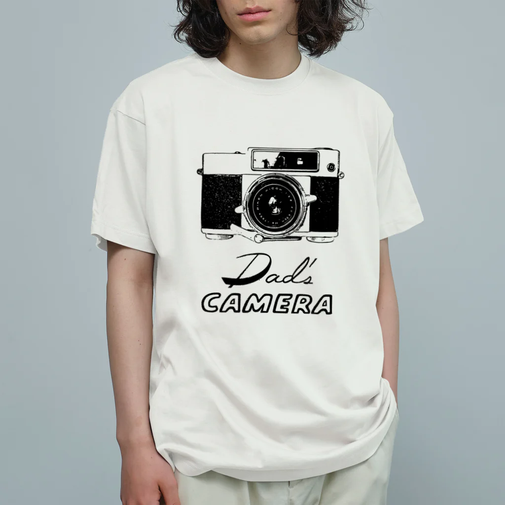 boldandnewのカメラ（Dad’s canera）_No.004_BK Organic Cotton T-Shirt
