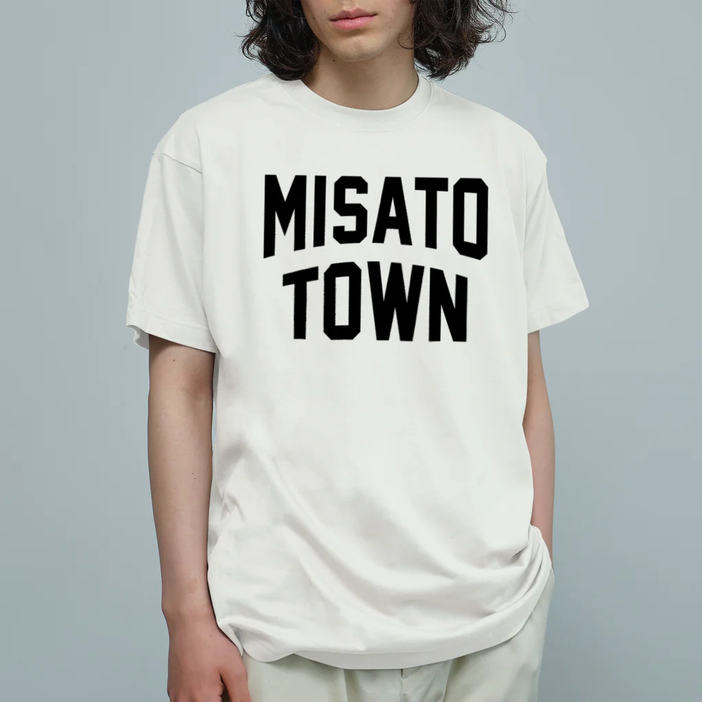 JIMOTOE Wear Local Japanの美里町 MISATO TOWN オーガニックコットンTシャツ