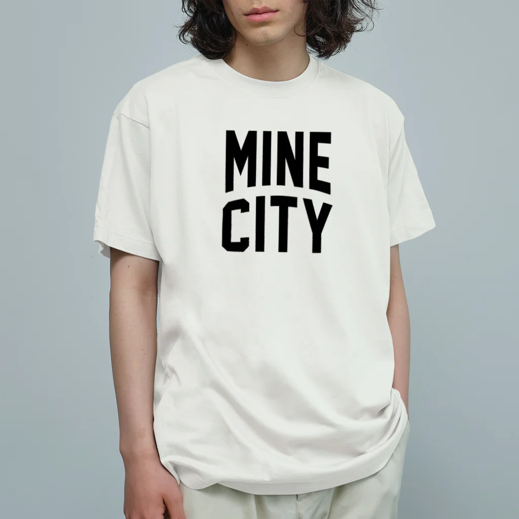 JIMOTO Wear Local Japanの美祢市 MINE CITY オーガニックコットンTシャツ