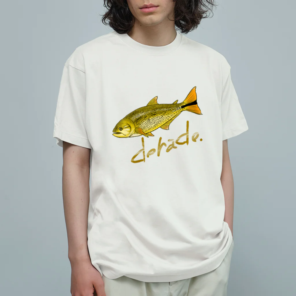 komakkou64の黄金の魚　ドラド オーガニックコットンTシャツ