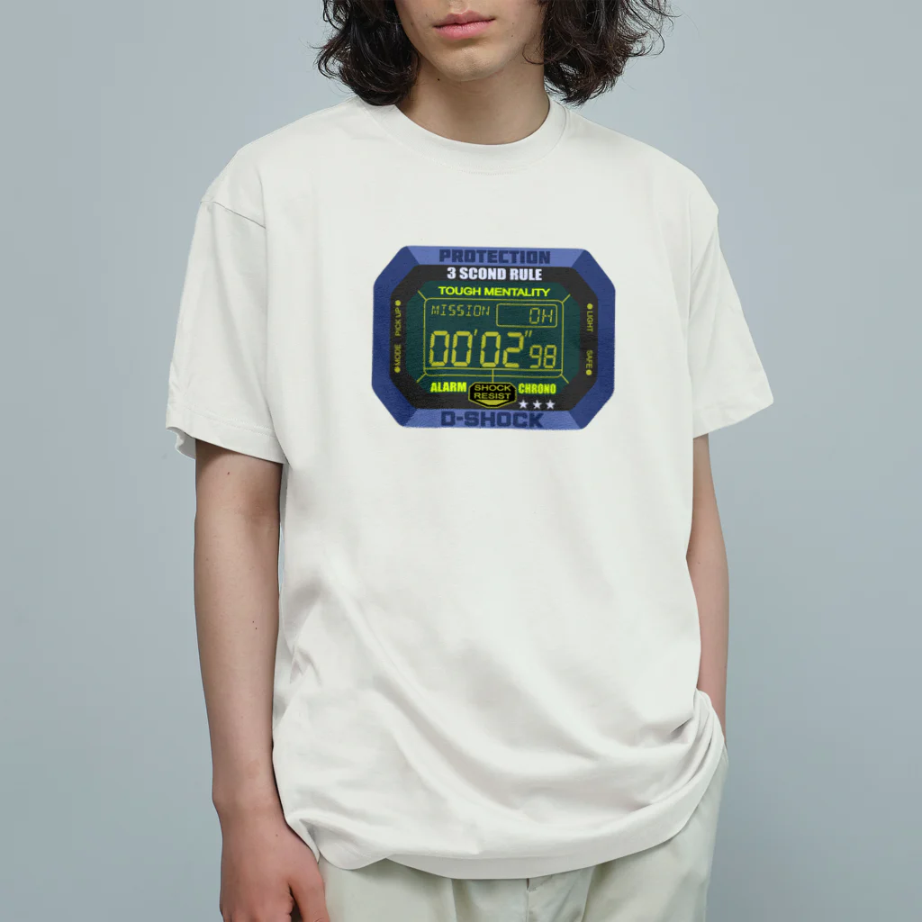 ヒロシオーバーダイブのG-SHOCKと見せかけて3秒ルールの時計 Organic Cotton T-Shirt