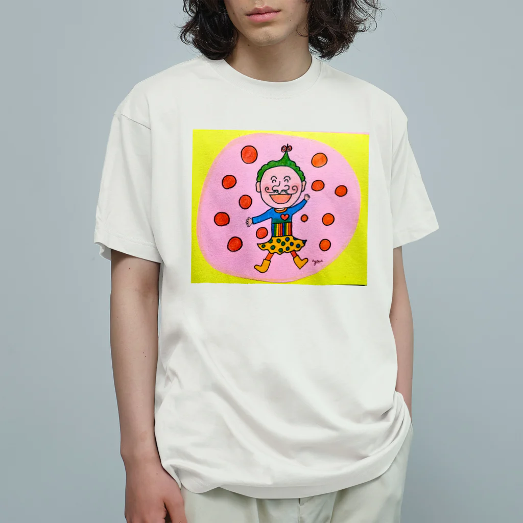 hanageyasuyoの元気な鼻毛さん Organic Cotton T-Shirt