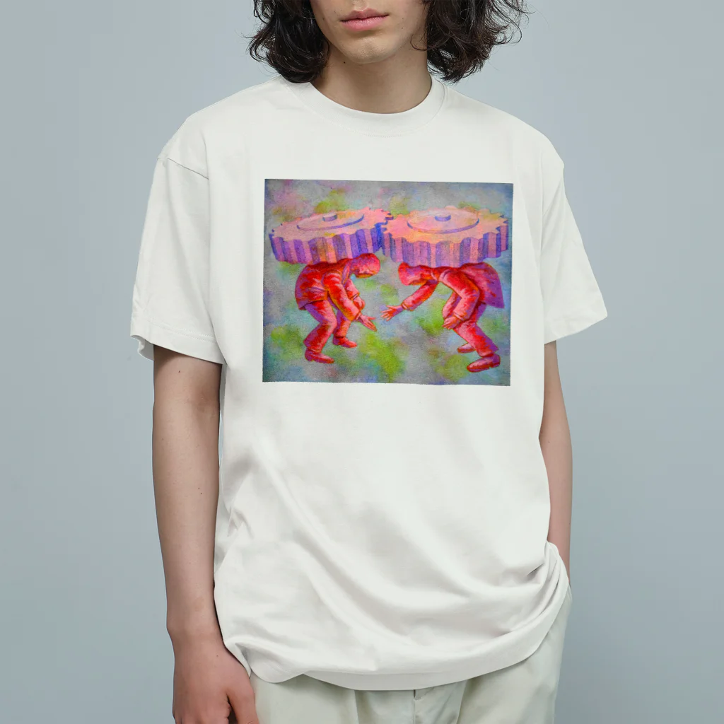 odamasaショップの握手 オーガニックコットンTシャツ