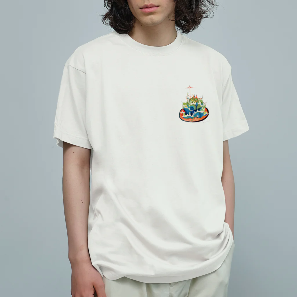 やすだのやつの×きりんのえさ オーガニックコットンTシャツ