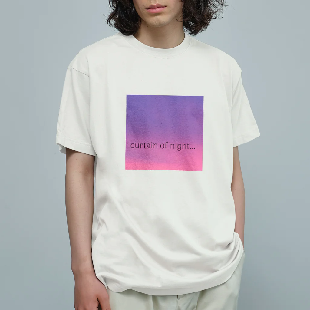 桧庵のよるのとばり オーガニックコットンTシャツ