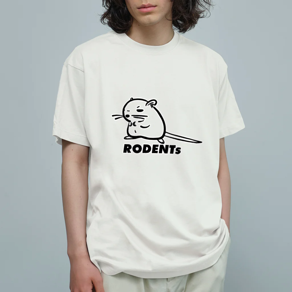 RODENTsグッズショップ🐹のろちゅもくん（ノーマル） Organic Cotton T-Shirt