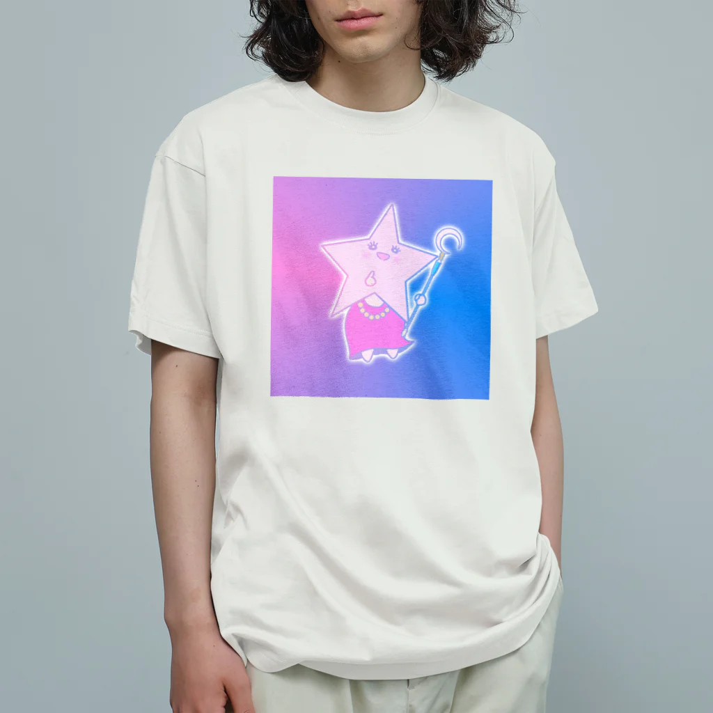 さきまるらんどの星しゃん⭐︎ オーガニックコットンTシャツ