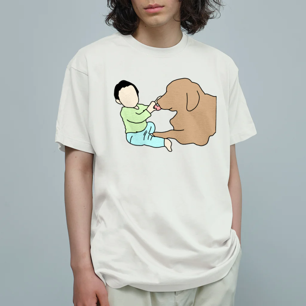 赤ちゃんワンちゃんの部屋のPero オーガニックコットンTシャツ