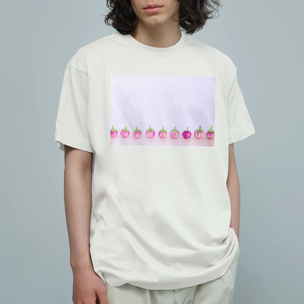 pekopeko no pelo's shop！のマイクロナス①［front print］ オーガニックコットンTシャツ