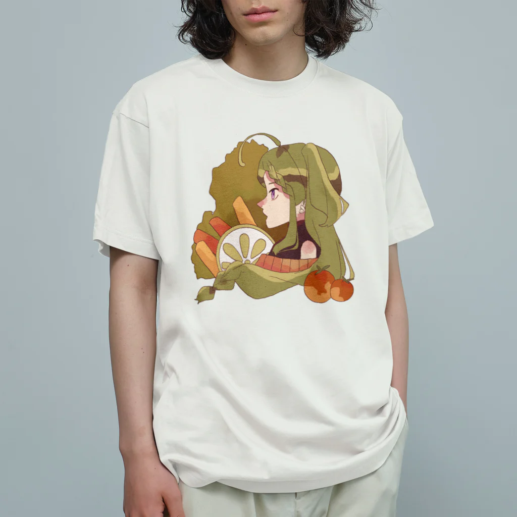 この世の終わりみてぇな浅葱共のグッズ持ち寄り集会場。のミヅキ round Organic Cotton T-Shirt