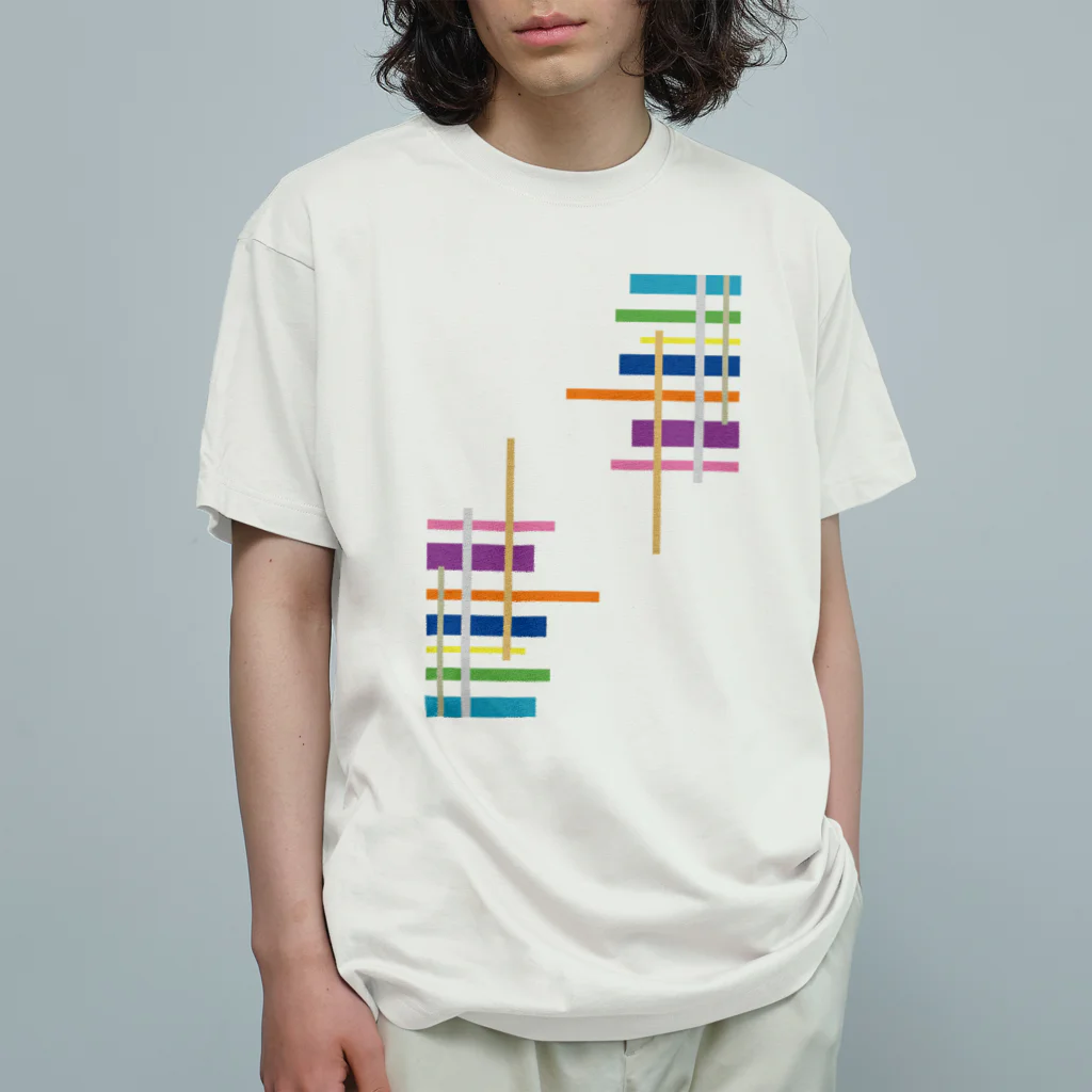 フォーヴァの格​子 Organic Cotton T-Shirt