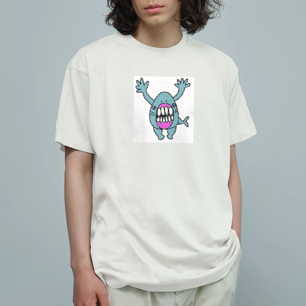 ゆちゃち家のにげろ〜さめ様だぞぉ Organic Cotton T-Shirt