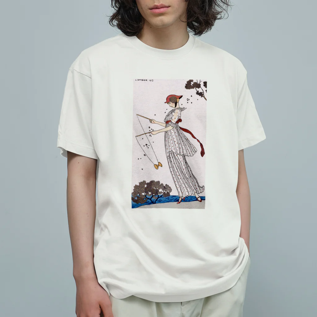 世界の絵画アートグッズのジョルジュ・バルビエ《リネンのドレス》 Organic Cotton T-Shirt