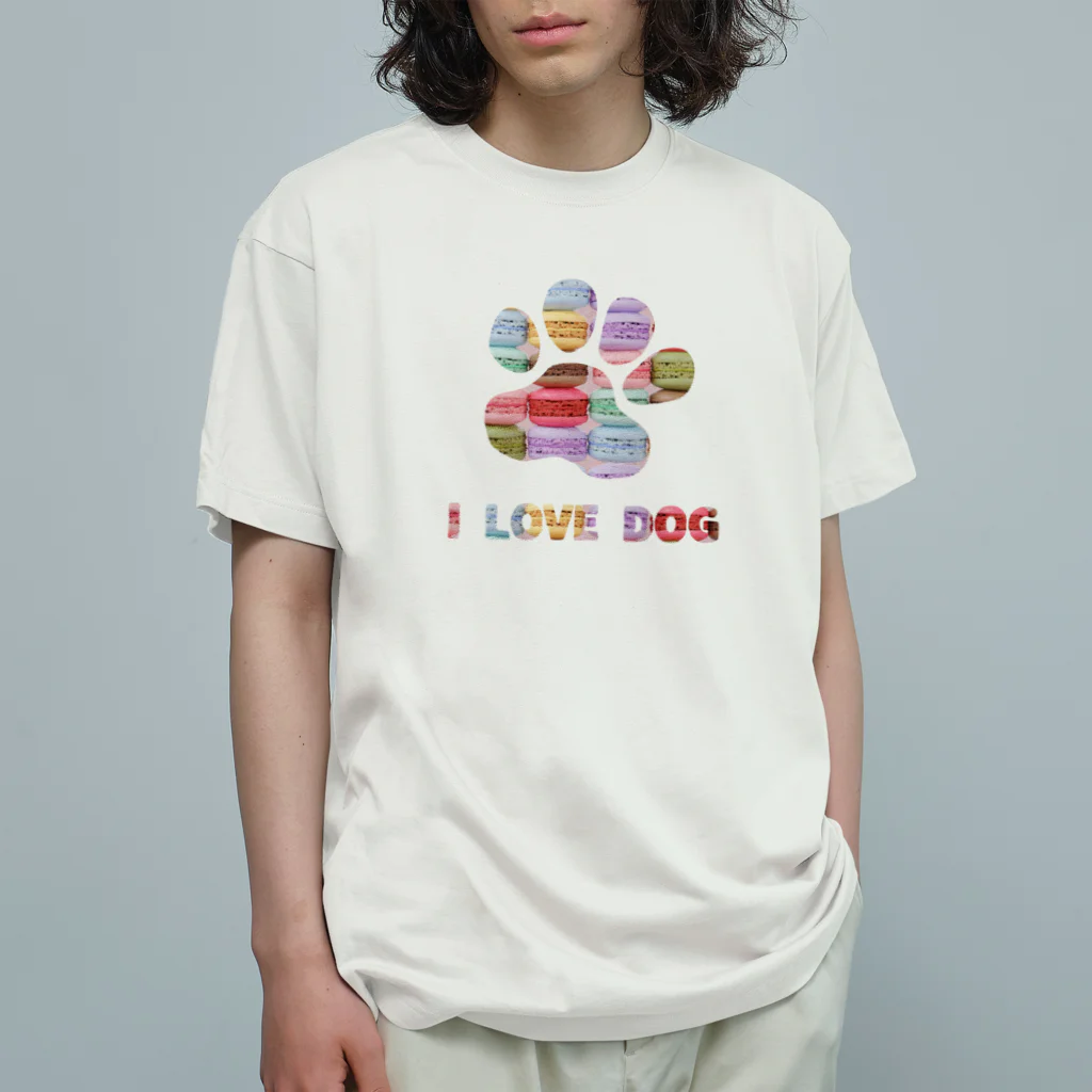 onehappinessの肉球　マカロン Organic Cotton T-Shirt