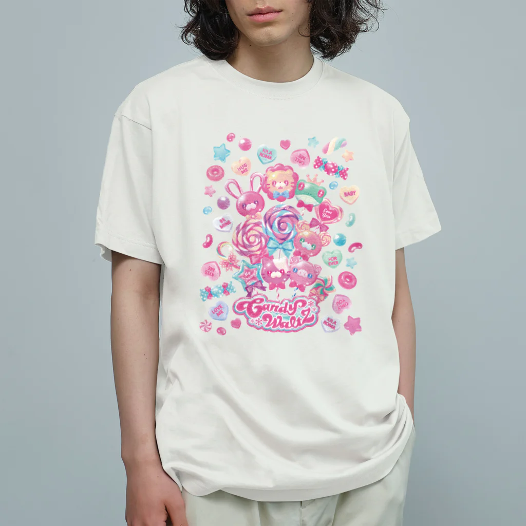 キラロマのCandy Waltz No.01 Organic Cotton T-Shirt