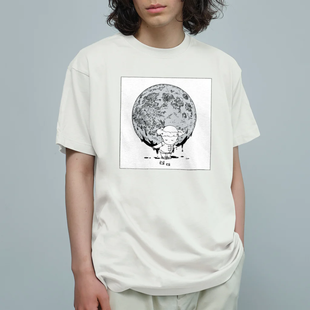 urococoruのおゆき（白背景） オーガニックコットンTシャツ