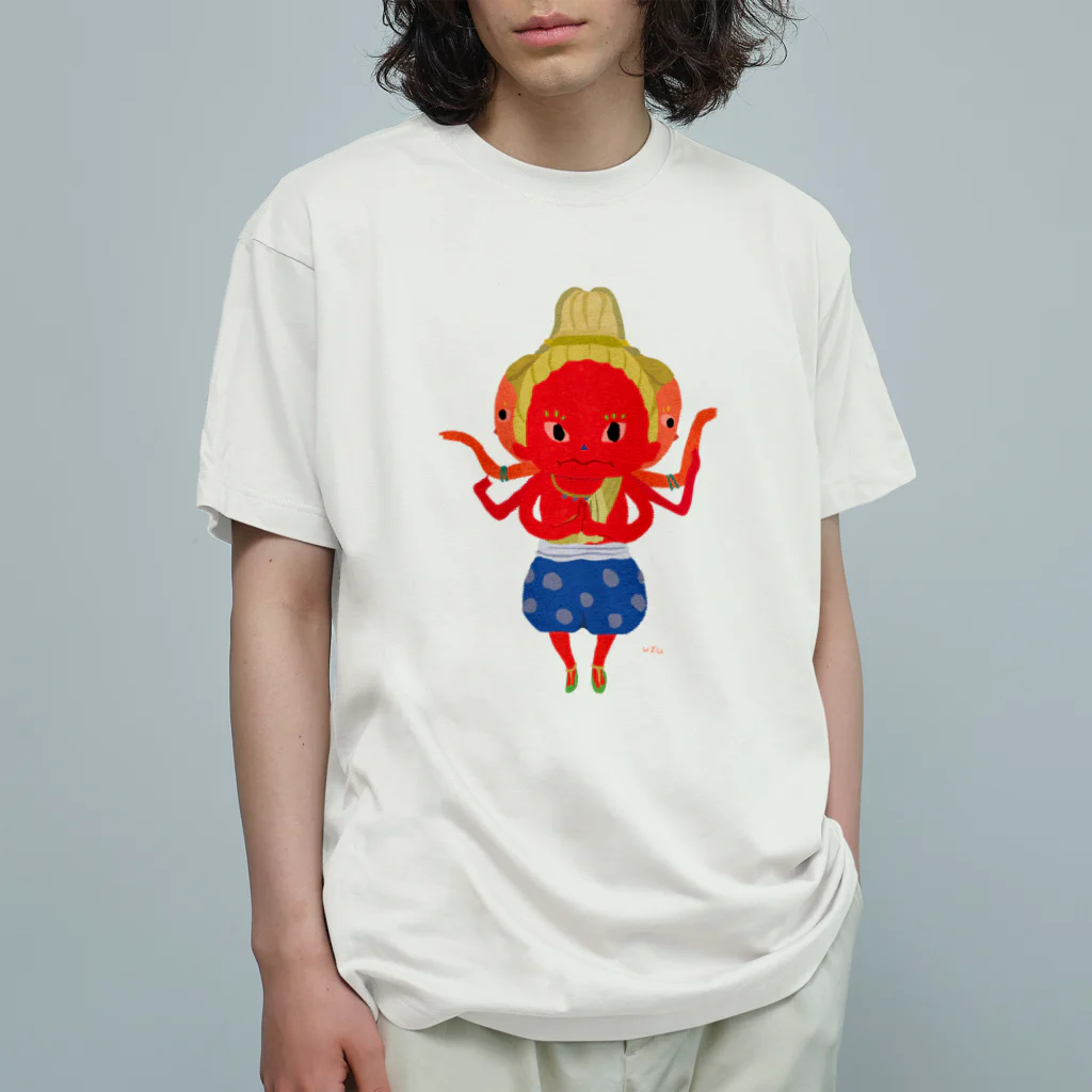 おばけ商店の神仏Tシャツ〈阿修羅〉 Organic Cotton T-Shirt