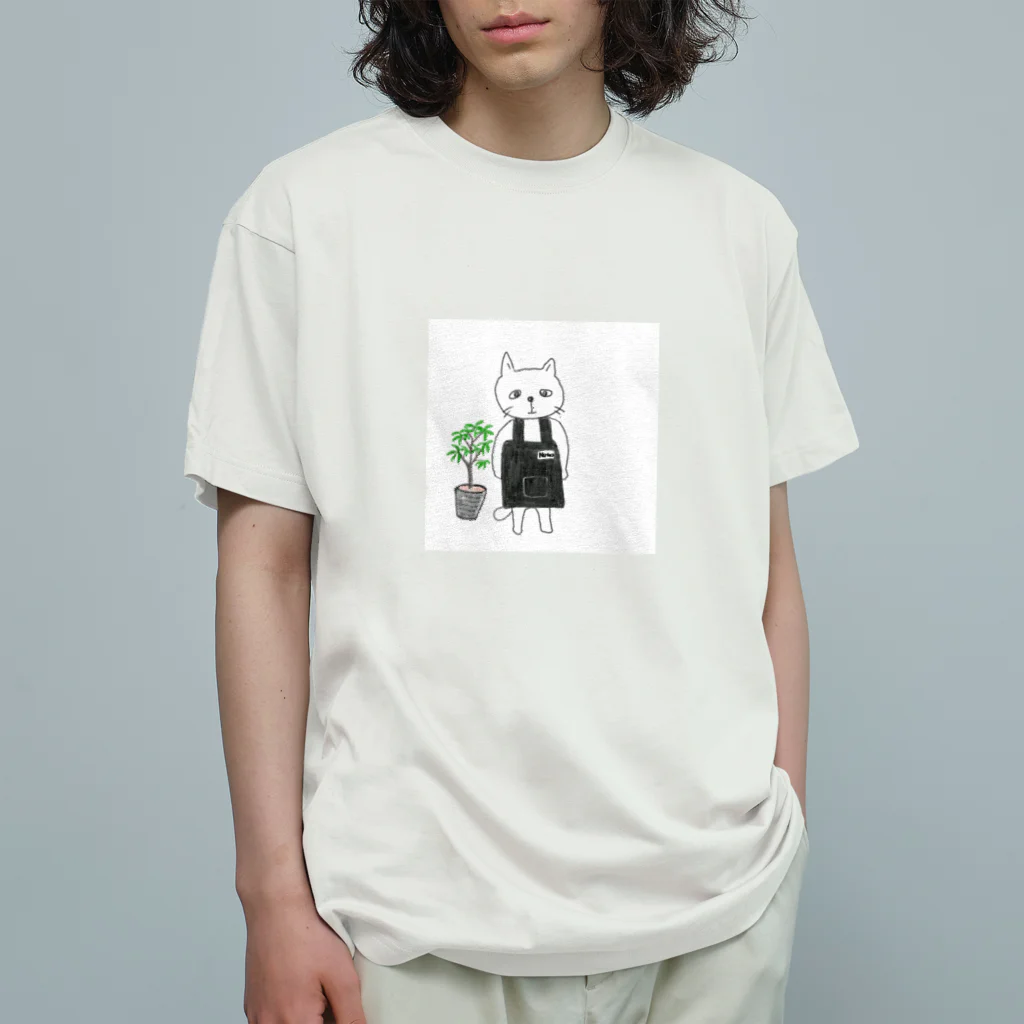 alligator7のnekoplants オーガニックコットンTシャツ