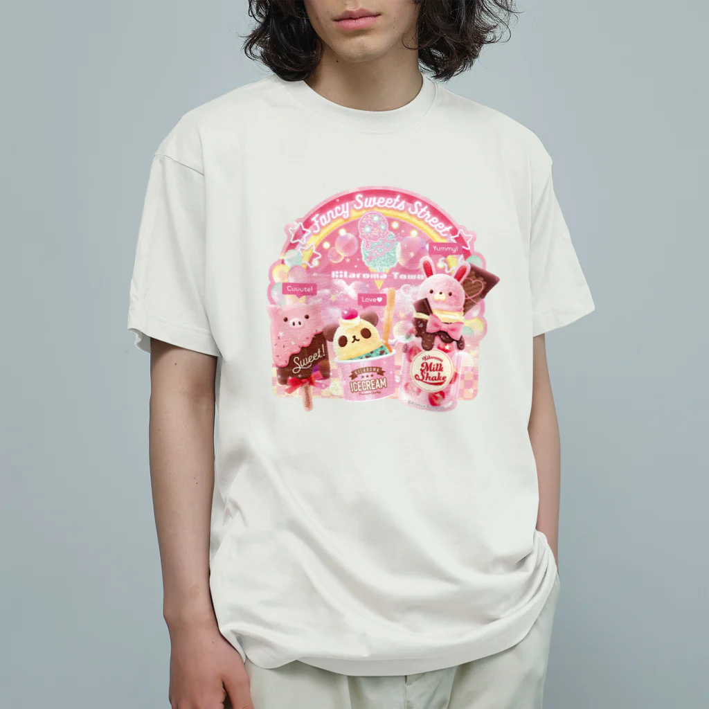 キラロマのFancy Sweets Street No.01 オーガニックコットンTシャツ