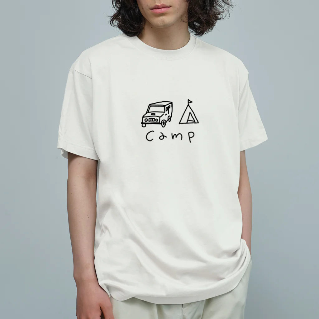 TOMOZOOのきゃんぷ Organic Cotton T-Shirt