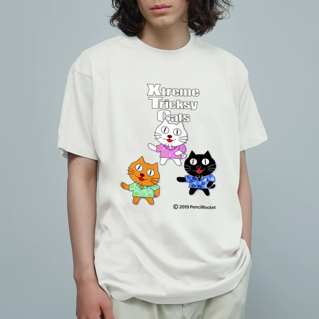 ネコ兄弟のネコ兄弟 tXTC_44 オーガニックコットンTシャツ