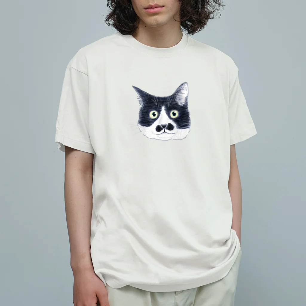 フローライトソーダのおヒゲちゃん Organic Cotton T-Shirt