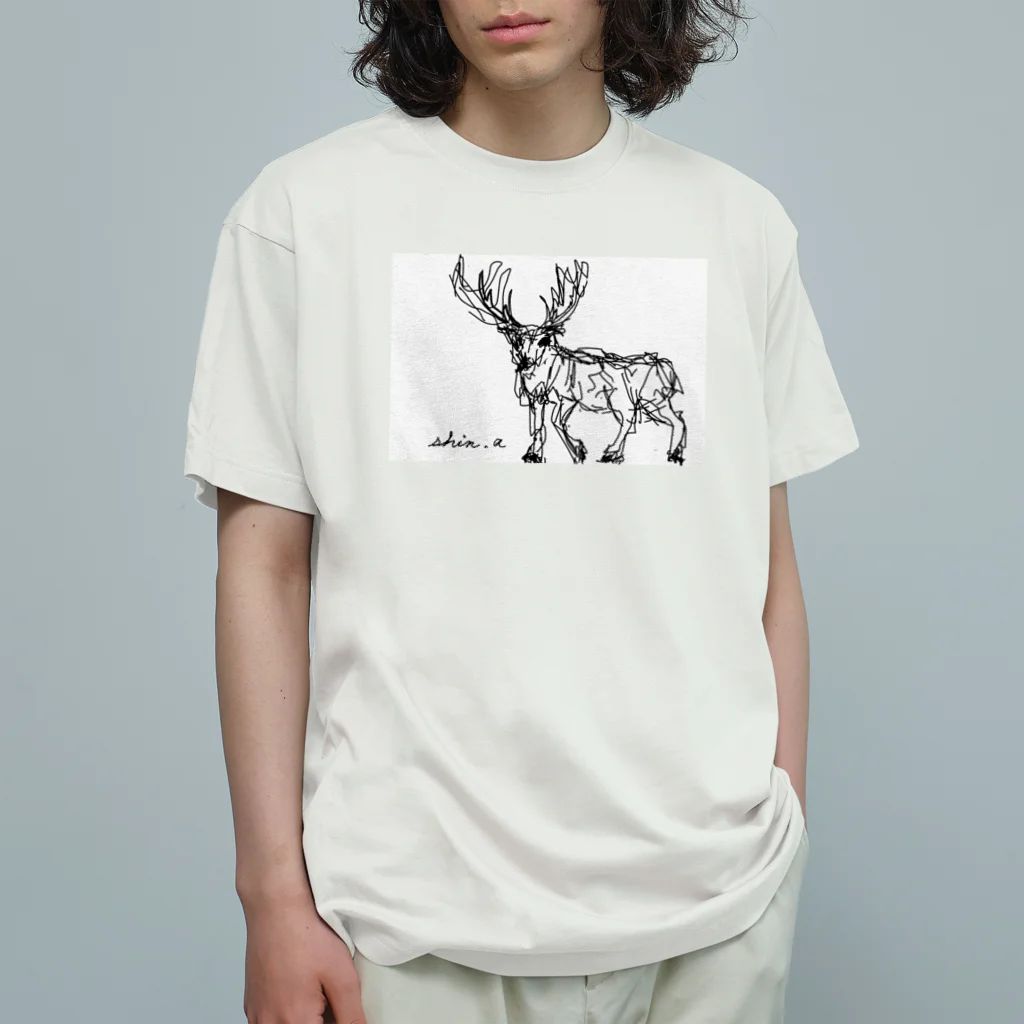 ちぃの鹿 Organic Cotton T-Shirt
