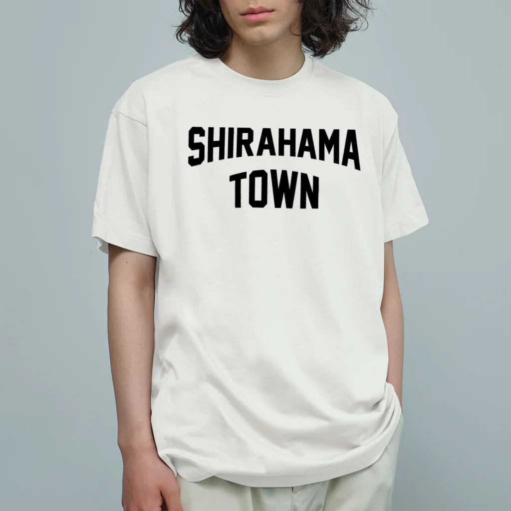JIMOTOE Wear Local Japanの白浜町 SHIRAHAMA TOWN オーガニックコットンTシャツ