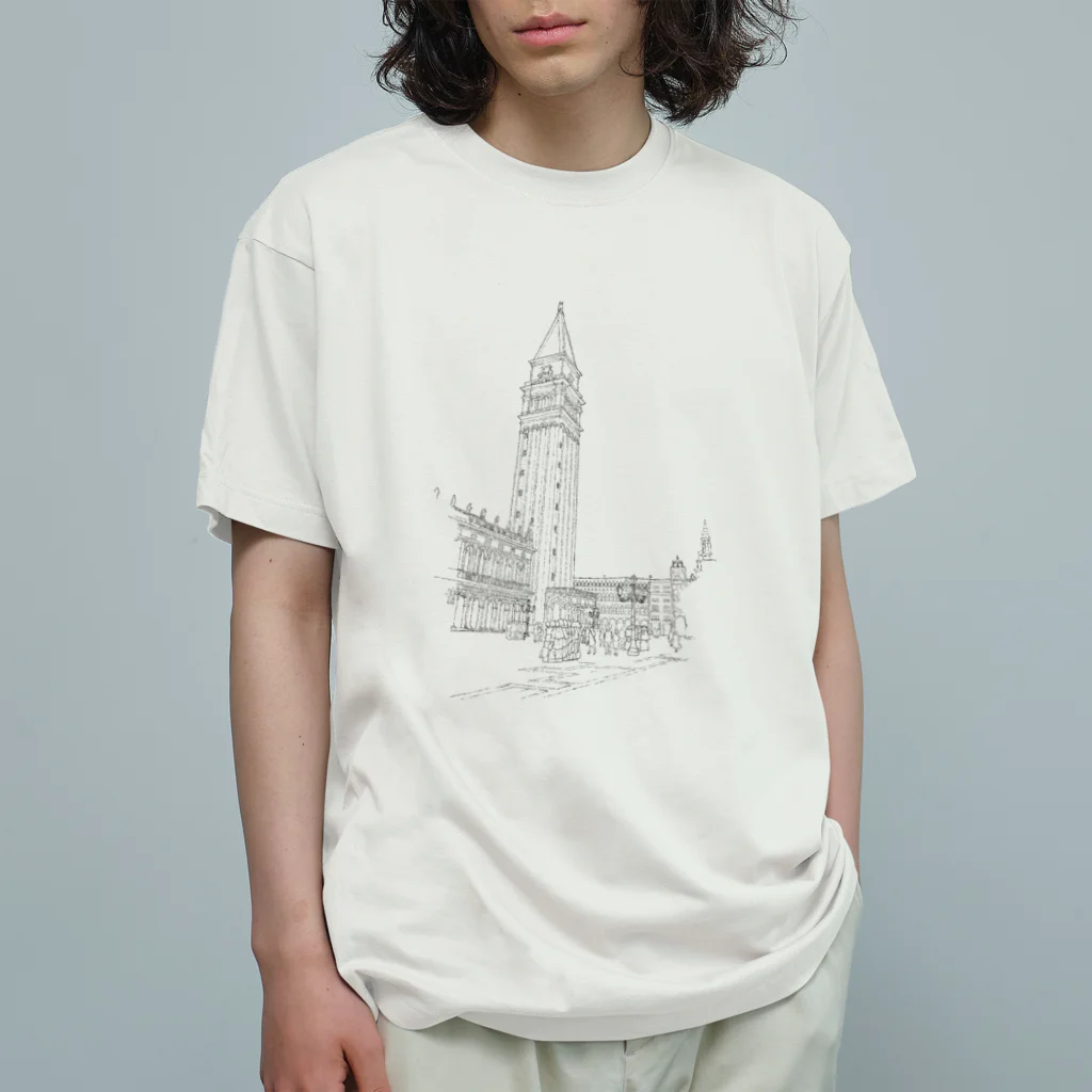neconocoのサン・マルコ広場 オーガニックコットンTシャツ