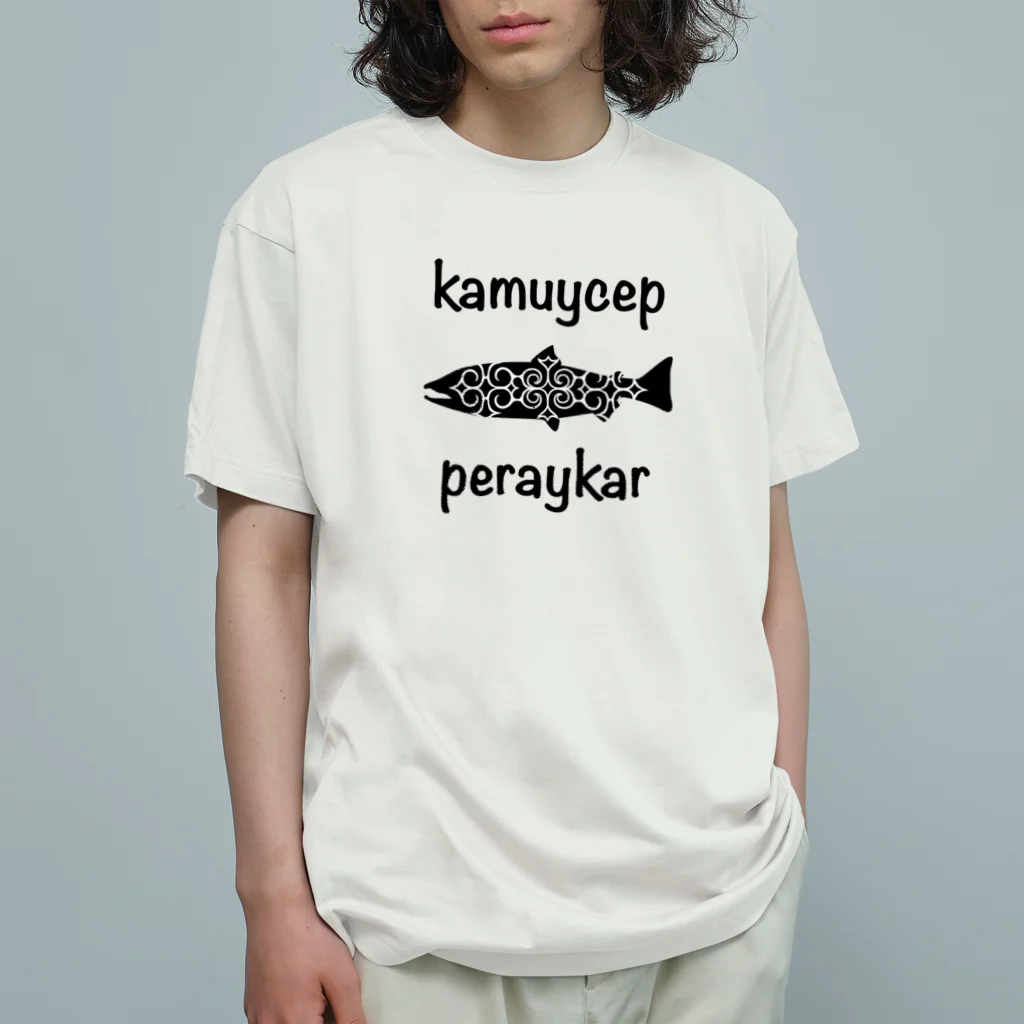 MONMONのkamuy cep peraykar オーガニックコットンTシャツ