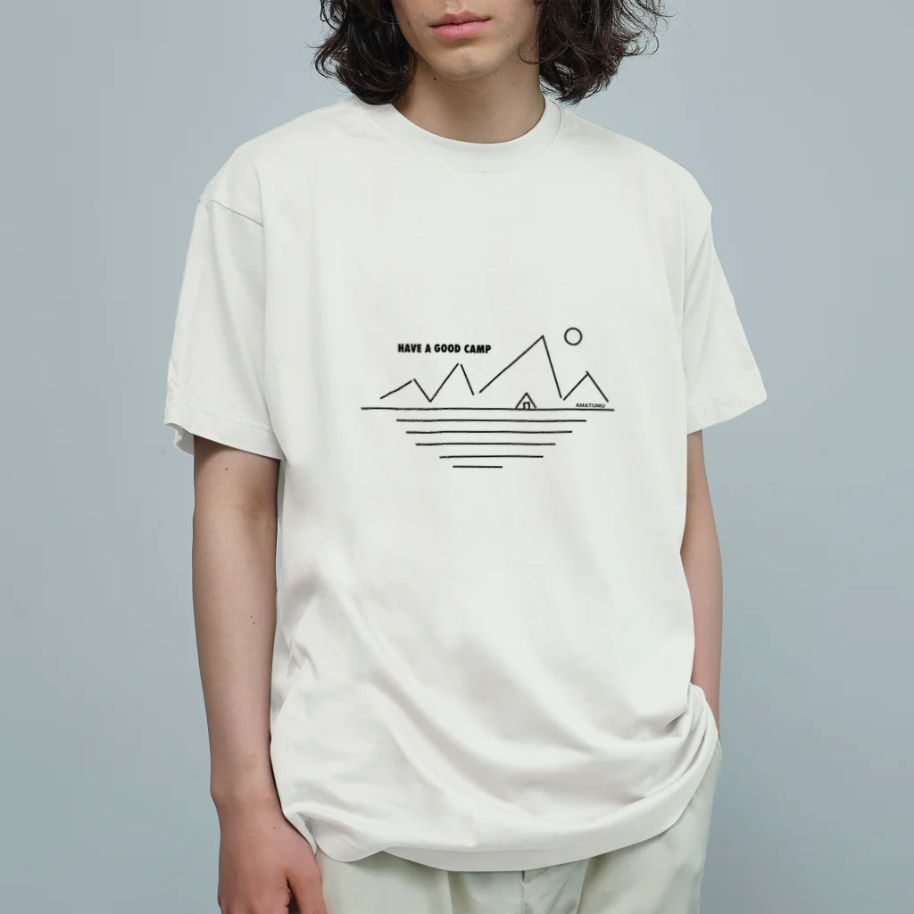 AMATUMU_CAMPのAMATUMU.Tシャツ.ロンT オーガニックコットンTシャツ