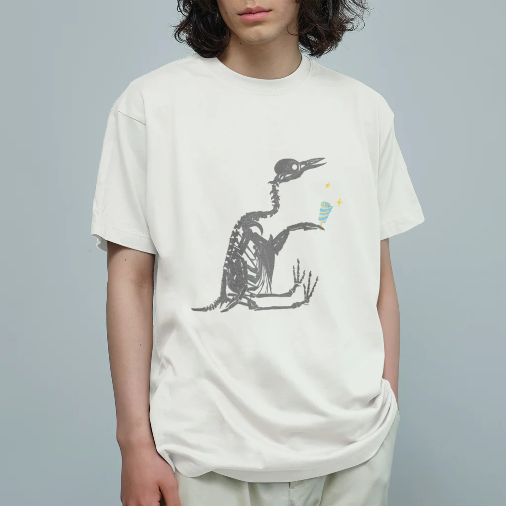 マツザキユキのおすわり骨ちゃん Organic Cotton T-Shirt