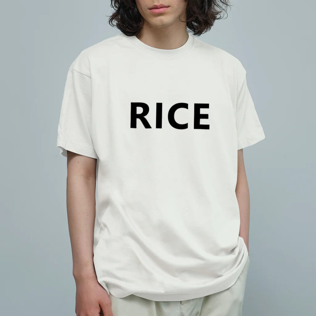 ごはん同盟のライス Organic Cotton T-Shirt