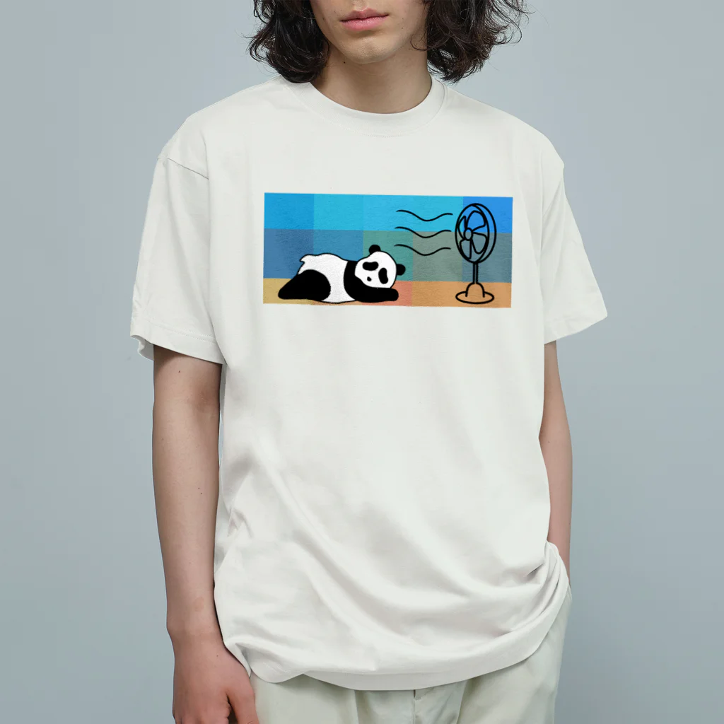 ぽんぽこあんぽんたんの秋が恋しいパンダ Organic Cotton T-Shirt