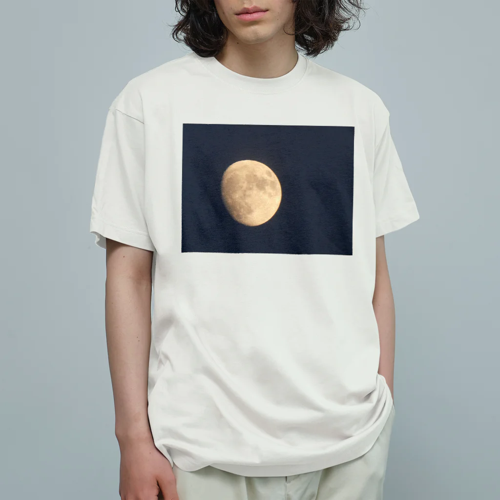 そらもようのMOON オーガニックコットンTシャツ