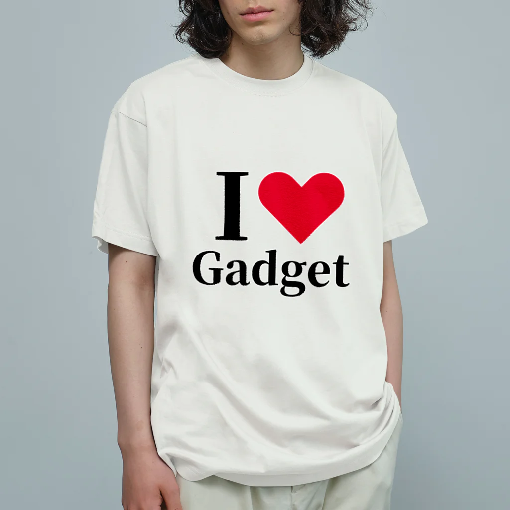 harusaraショップのI LOVE ガジェットグッズ Organic Cotton T-Shirt