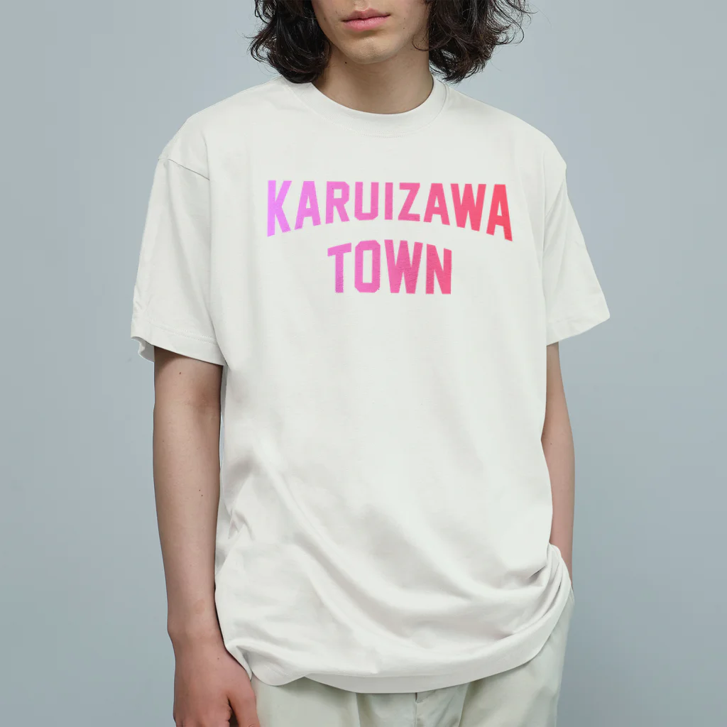 JIMOTOE Wear Local Japanの軽井沢町 KARUIZAWA TOWN オーガニックコットンTシャツ