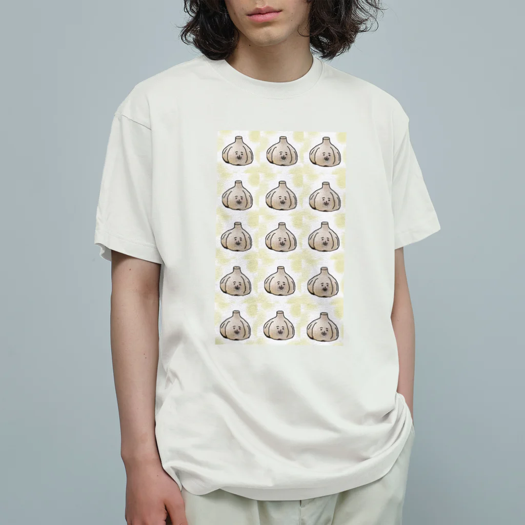 食いしん坊キャンパーモリゾーのニンニクマシマシ Organic Cotton T-Shirt