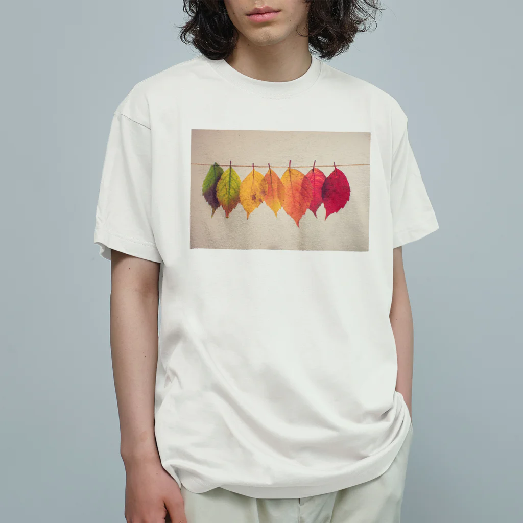 orange_honeyの紅葉 Organic Cotton T-Shirt