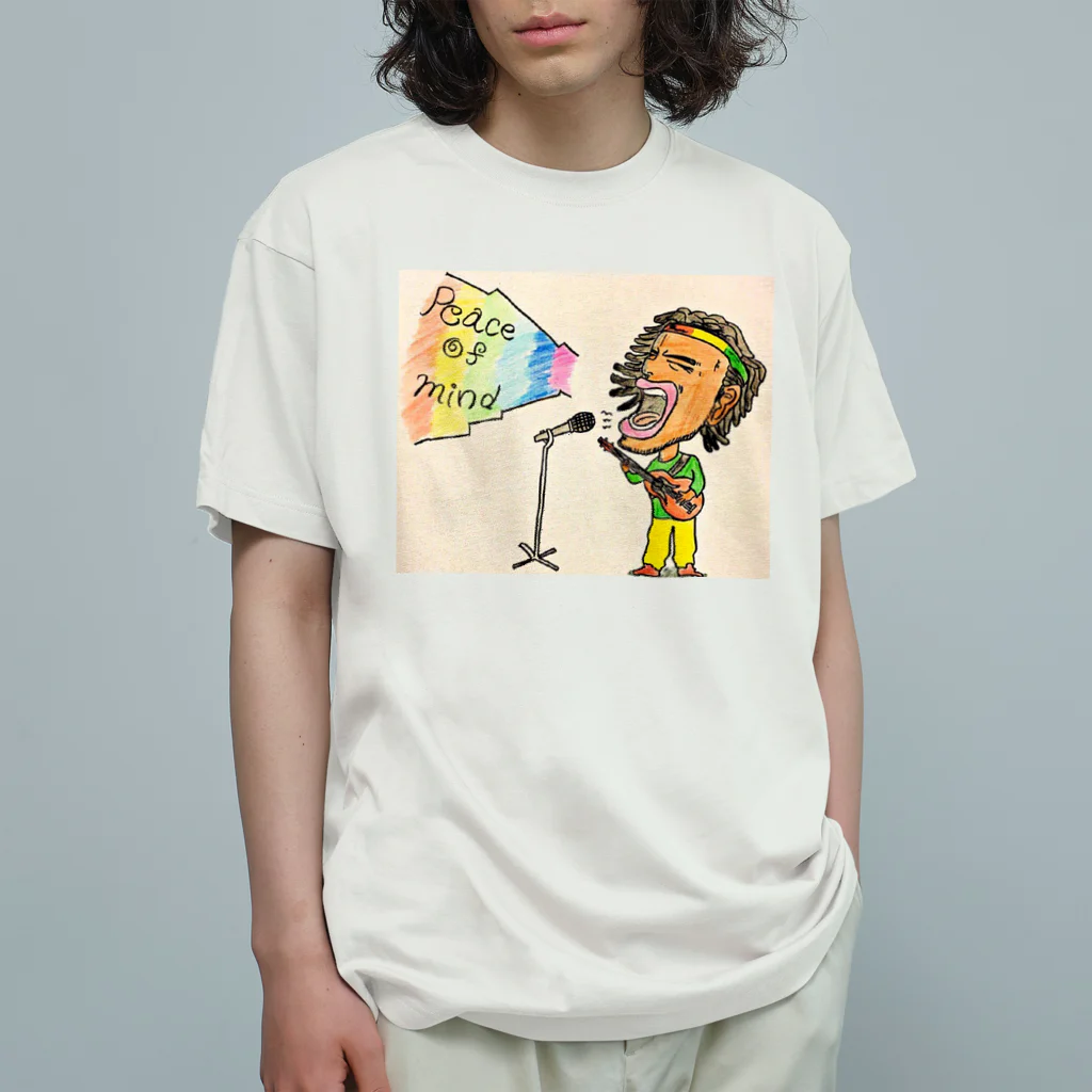 ART IS WELLのpeace of mind Organic Cotton T-Shirt