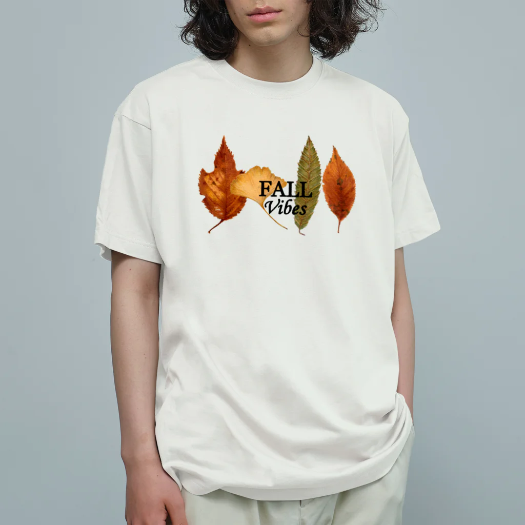 Jennya/イラストのFall Vibes 2🍁 オーガニックコットンTシャツ