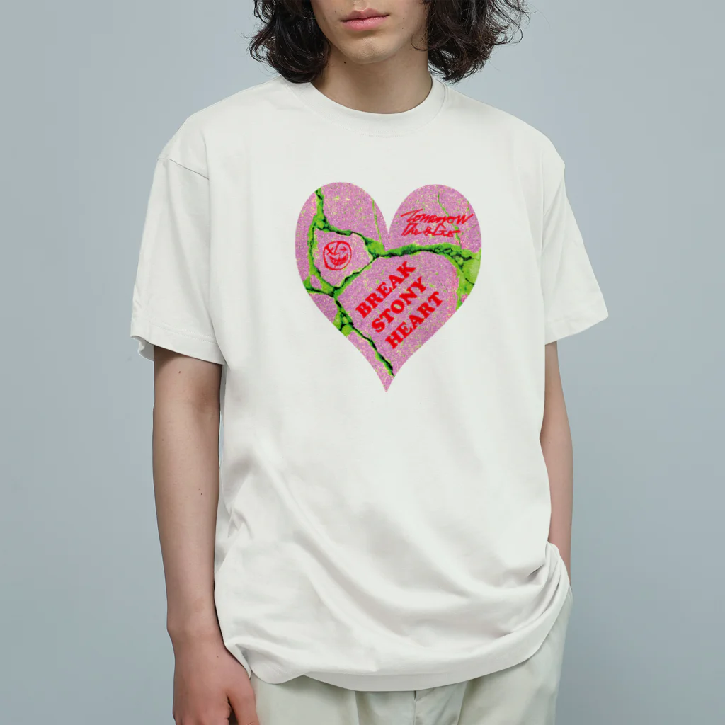Tomorrow Die&GoのBREAK STORNY HEART オーガニックコットンTシャツ