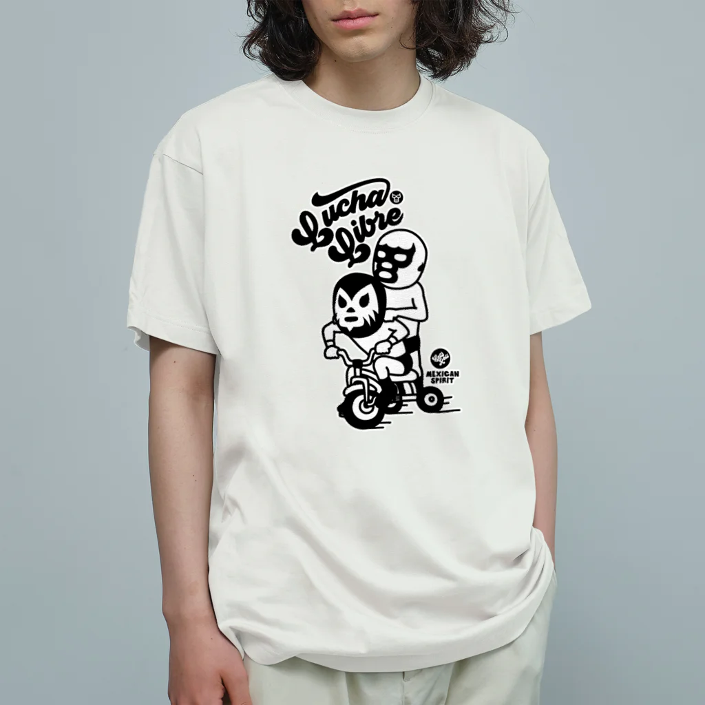 LUCHAのLet's Roll#4mono Organic Cotton T-Shirt