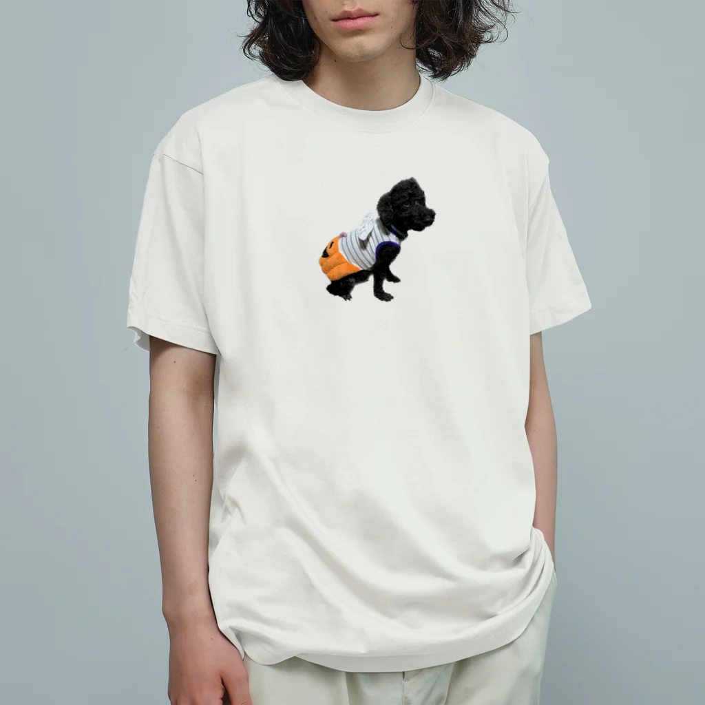 くろいぬ・ちゃねこのパンプキンジョー Organic Cotton T-Shirt