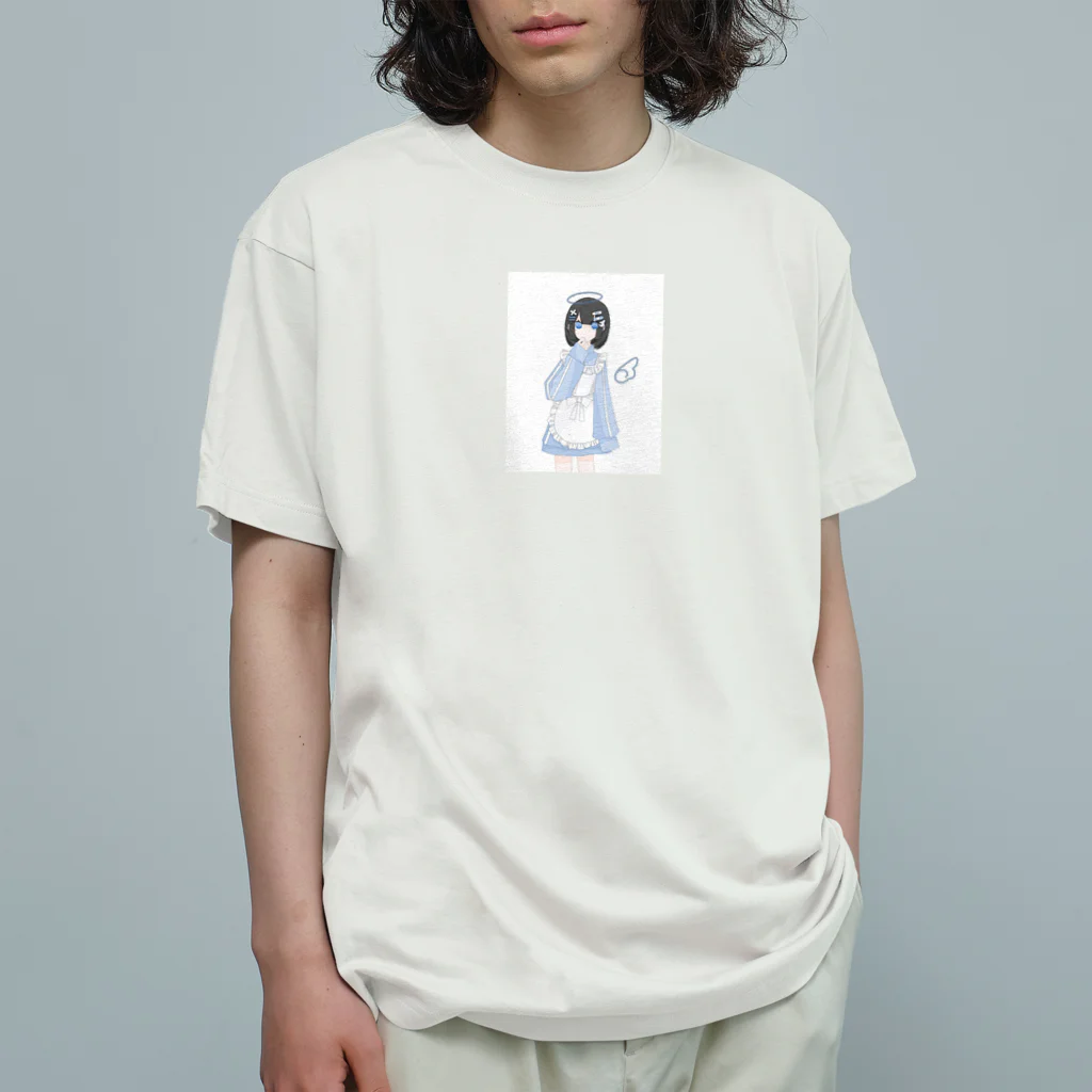 infinity67のさぶかるめいどちゃん オーガニックコットンTシャツ